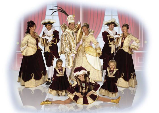 2007 Prinz Oliver I. und Prinzessin Regine I. (Jaeschock) mit Hofstaat